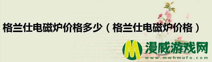 格兰仕电磁炉价格多少