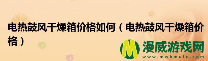 电热鼓风干燥箱价格如何