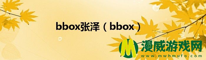 bbox张泽（bbox）