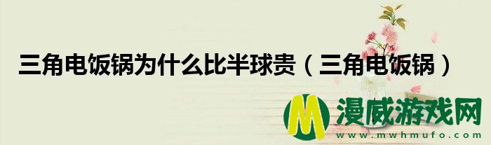 三角电饭锅为什么比半球贵（三角电饭锅）