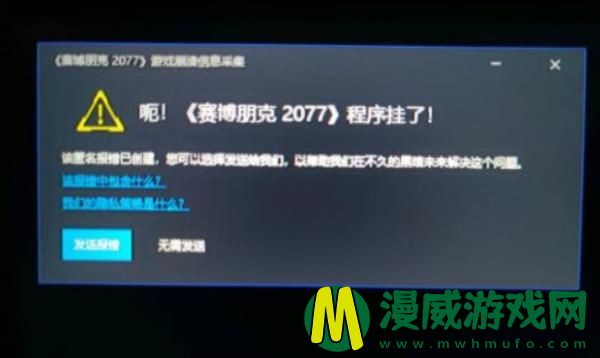 赛博朋克2077程序挂了怎么办